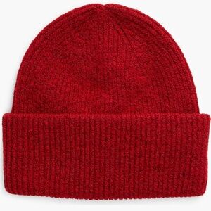 Nordstrom Red Beanie
